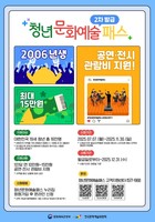 2025년 청년문화예술패스 사업  2차 신청 및 발급 안내