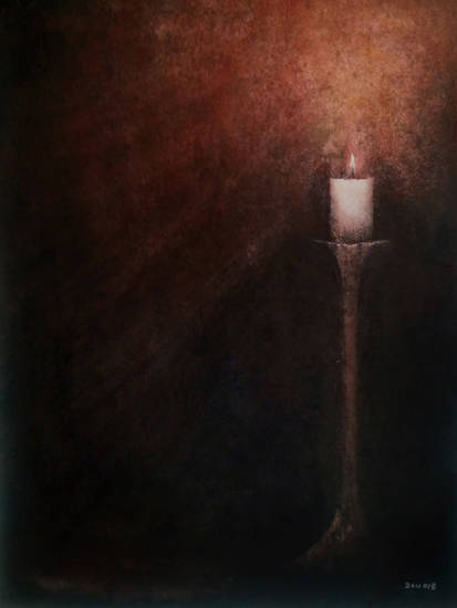 김태권, ‘빛(The Light)’. 종이에 채색, 65 x 47cm, 2011.
