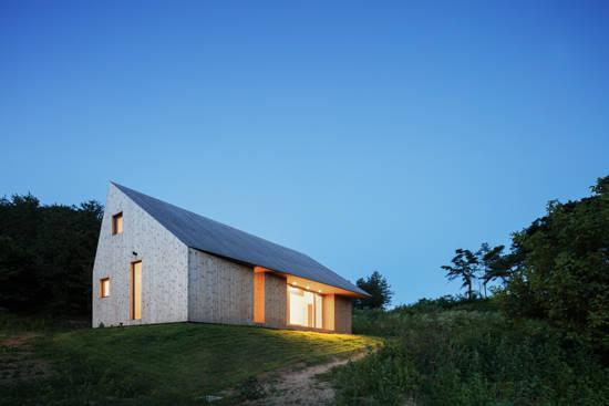 경북 예천에 위치한 목조주택 ‘시어 하우스(Shear House)’. (사진=배지훈)